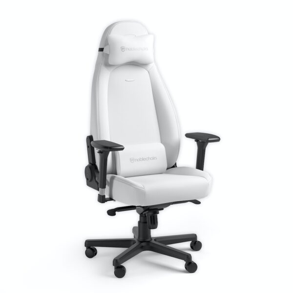 ICON White Edition High-Tech Vinyl - noblechairs  Office and Gaming Chair - "AWARD WINNING"