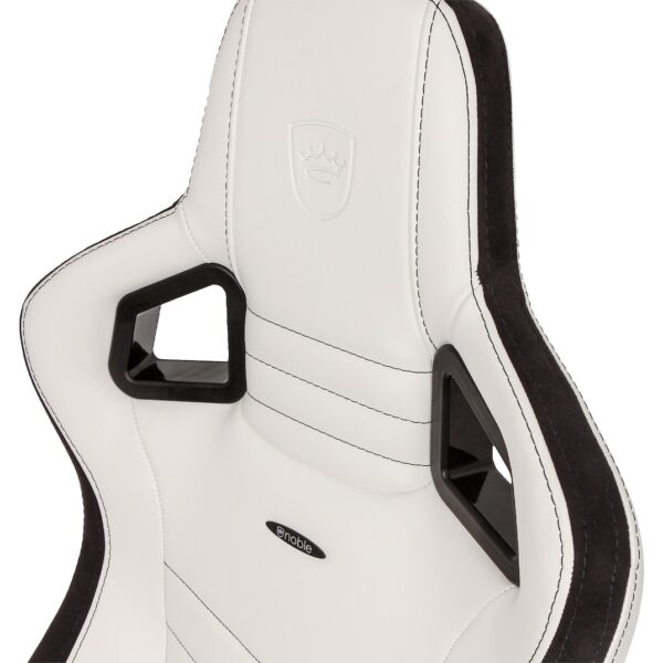 EPIC WHITE/BLACK Synthetic leather NOBLECHAIRS Office and Gaming Chair "AWARD WINNING" - Image 12