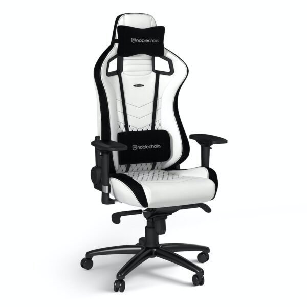EPIC WHITE/BLACK Synthetic leather NOBLECHAIRS Office and Gaming Chair "AWARD WINNING" - Image 11