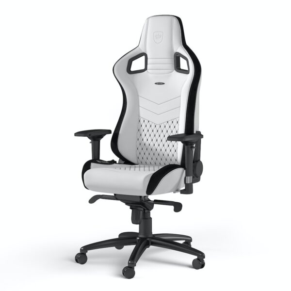 EPIC WHITE/BLACK Synthetic leather NOBLECHAIRS Office and Gaming Chair "AWARD WINNING" - Image 2