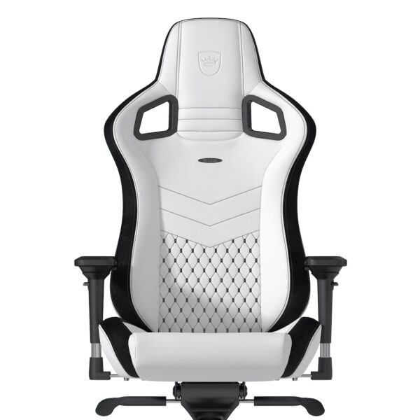 EPIC WHITE/BLACK Synthetic leather NOBLECHAIRS Office and Gaming Chair "AWARD WINNING" - Image 3