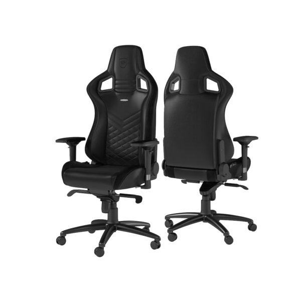 EPIC BLACK Synthetic leather noblechairs Office and Gaming Chair "AWARD WINNING"