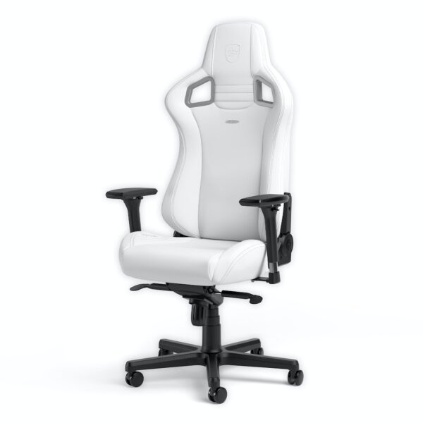 EPIC WHITE EDITION; High-Tech Vinyl ; NOBLECHAIRS GAMING CHAIR ; FULLY ADJUSTABLE PARTS "AWARD WINNING" - Image 6