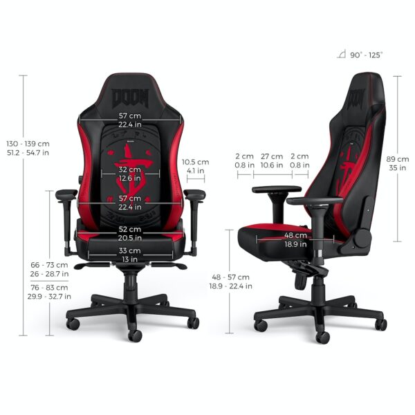HERO DOOM EDITION Synthetic Leather NOBLECHAIRS GAMING CHAIR "AWARD WINNING" - Image 6