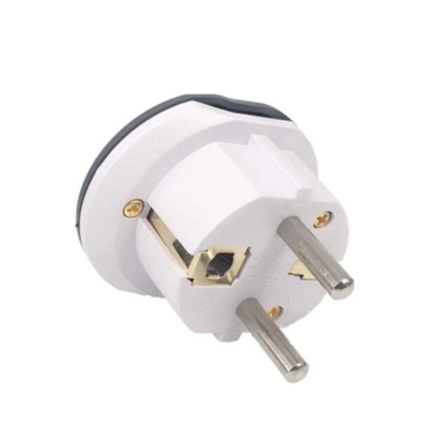 Universal EU KR Plug Adapter AC 250V 16A EU Converter 2 Round Pin Socket Suitable For US UA UK To EU Plug For LAPTOPS & SMART DEVICES - Image 4