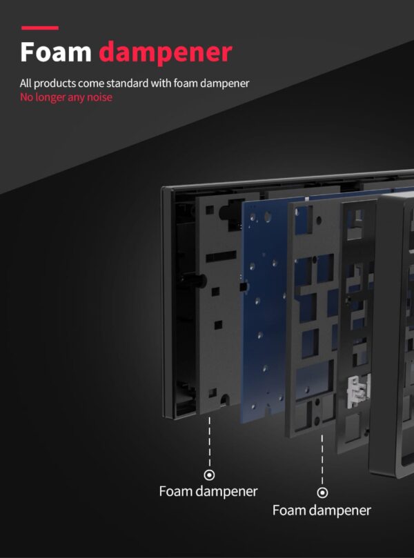 RK61 Plus ROYAL KLUDGE  Tri-mode Connectivity Mechanical Keyboard 2.4G Wireless Bluetooth RGB Backlit 61 Programmable Keys 60% Layout , Hot-swappable Blue Switch , Klein Hub Design - English/Arabic - Image 2