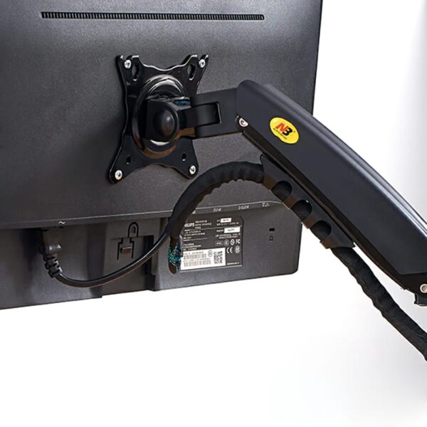 Dual Monitor Desk Mount Stand Gas Spring 360 Degree Full Rotation ; Computer Monitor Arm for Two Screens 17" - 27" Inch with 2~9 Kg Load Capacity for Each Display ;  F160 - Image 16