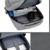 Laptop Backpack - for Tablets & Laptops up to 15.6" - Waterproof - Electronics Protection  - Scratchproof - Travel Friendly - Organized Compartments - USB Charge Port - Slim Casual Business Design - Heavy Duty - 42 x 12 x 30 cm - GREY - Image 22