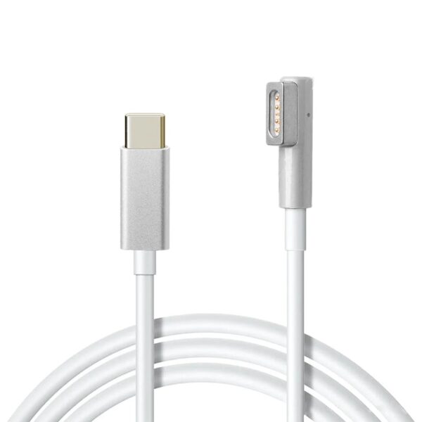 Magnetic Charger Cable USB Type-C to MagSafe 1 (L-Tip)  60W for Apple MacBook Air / Pro -  Laptop Power Cord| 1.8m