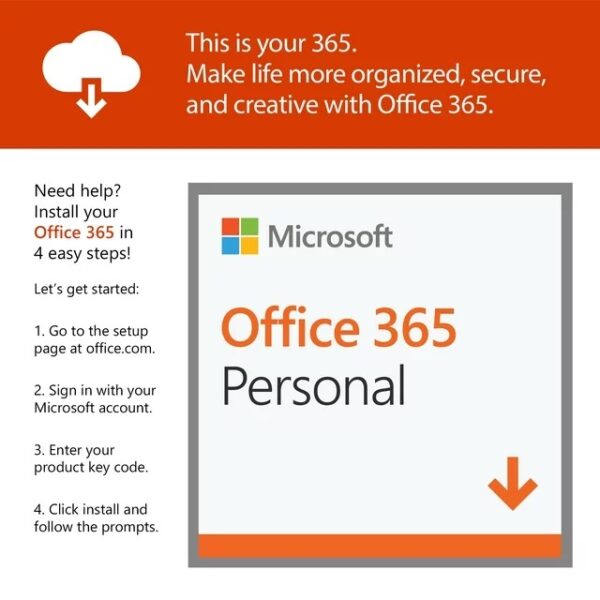 Microsoft Office 365 Personal - USER NAME AND PASSWORD NOT -KEY- - 1 Account  5 Devices - 1Year - Image 3