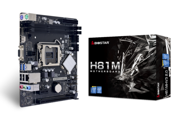 Motherboard Biostar H81MHV3 LGA1150, H81, DDR3