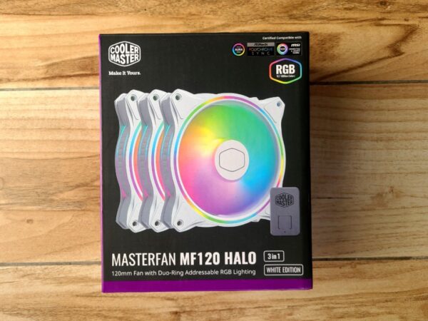 COOLER MASTER MASTERFAN MF120 HALO WHITE EDITION