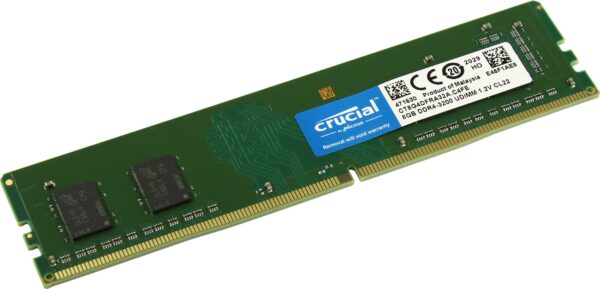 RAM CRUCIAL 8GB 3200MHz DDR4 DESKTOP