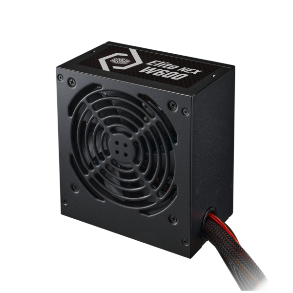 ELITE NEX WHITE W600 230V POWER SUPPLY ; 80 Plus standard certified efficiency ; NON-MODULAR PSU ; Active PFC ; dual forward topology design ; 120MM FAN ; ATX 12V Ver. 2.41 - BLACK - Image 5
