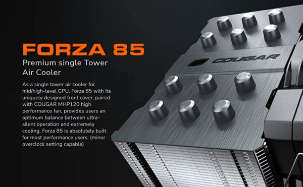 COUGAR FORZA 85 PREMIUM SINGLE TOWER AIR COOLER - Image 2