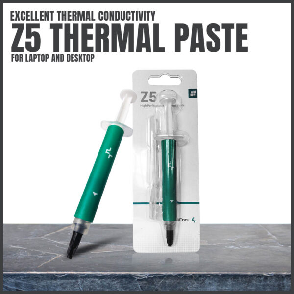 DeepCool Z5 Thermal Paste Cooling Accessory 3g Grease weight Excellent Thermal Conductivity , 10 Percent Silver Oxide Compounds - Silver Gray - Image 4