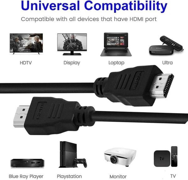 High-Speed 2.0V HDMI to HDMI Cable 30 Meter  with Signal Booster, Support 3D 4K/60Hz 1080p 720p Compatible with Camera, Camcorder, Tablet and Graphics/Video Card, Laptop - Image 2