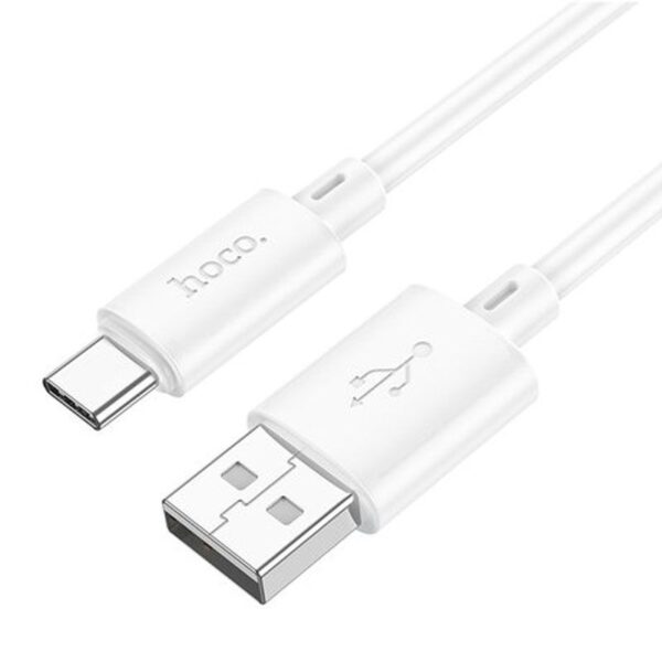 Hoco X88 USB to Type-C Charging Cable 3.0A 1M – White - Image 4