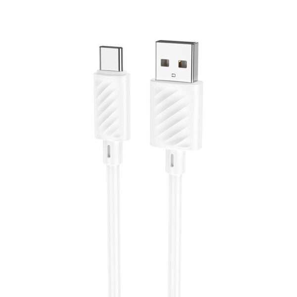 Hoco X88 USB to Type-C Charging Cable 3.0A 1M – White - Image 3