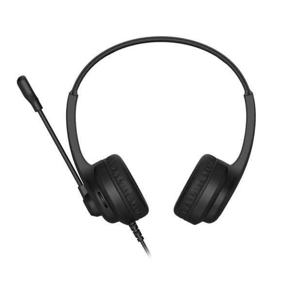 A4tech HS-8i Stereo Headset , Volume Control, Leather Ear Pads , Rotatable Mic - Black - Image 9