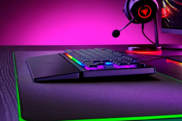 Razer Ornata V3 Tenkeyless - Low Profile Gaming Mechanical Membrane Wired Keyboard - BLACK - Image 5