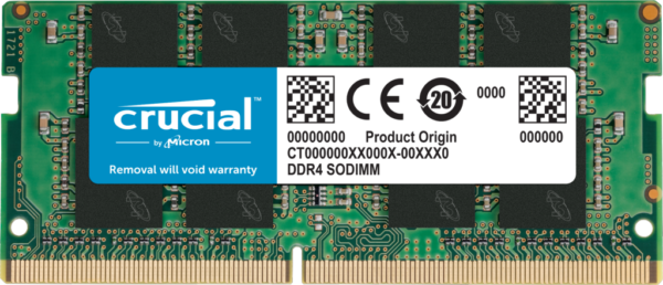 RAM CRUCIAL 16GB 3200MHz DDR4 NOTEBOOK