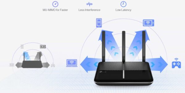TP-Link AC2100 Wireless MU-MIMO VDSL/ADSL Modem Router, Dual-Band, Wi-Fi Speed Up To 2.1 Gbps, OneMeshTM, Versatile Connectivity, 4 x Gigabit Ports +1x 3.0 USB Port, Easy setup (Archer VR2100) - Image 9