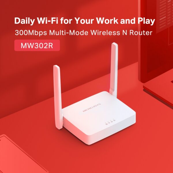 MERCUSYS MW302R 300MBPS MULTI-MODE WIRELESS N ROUTER - Image 2