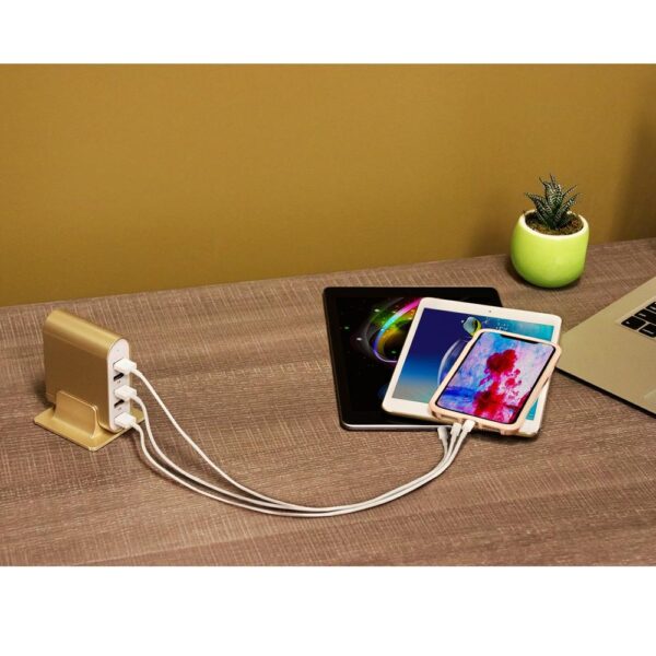 CASE LOGIC , 5-PORTS USB CHARGING STATION 7.1A – GOLD - Image 2