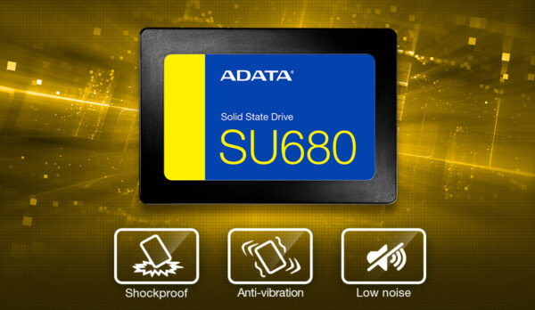 ADATA Ultimate 512GB 3D-Nand 2.5 Inch Sata 6Gb/s SSD – 512GB Solid State Drive, AULT-SU680-512GR , Black - Image 2
