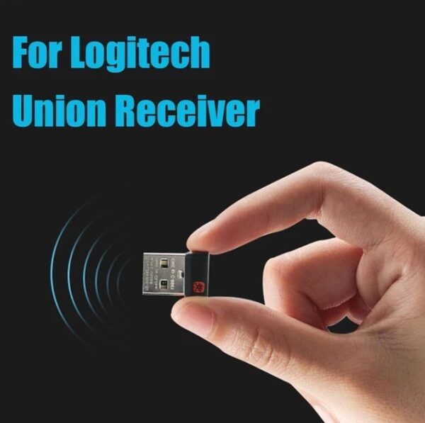 Logitech Unifying Receiver, 2.4 GHz Wireless Technology, USB Plug Compatible with all Logitech Unifying Devices like Wireless Mouse and Keyboard, PC / Mac / Laptop - Black - Image 5