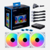 LIAN LI UNI FAN SL-INF 120 INFINITY RGB x3 pack WHITE + CONTROLLER - Image 2