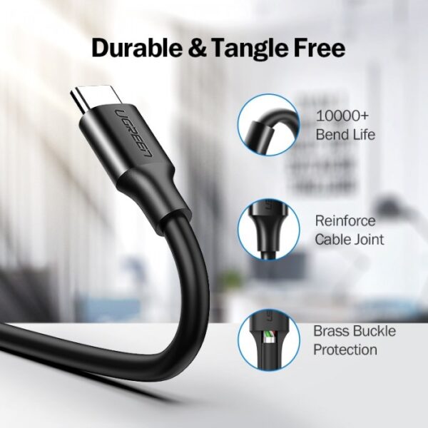 UGREEN USB-C TO USB-C 2.0 CABLE 3M - Image 2
