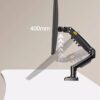 2 in 1 : F80 + FP-2 for 17" ~ 30" Monitor + 10" ~ 17" Laptop Desktop Holder Notebook Computer Mount Stand Laptop Clamp - Image 6